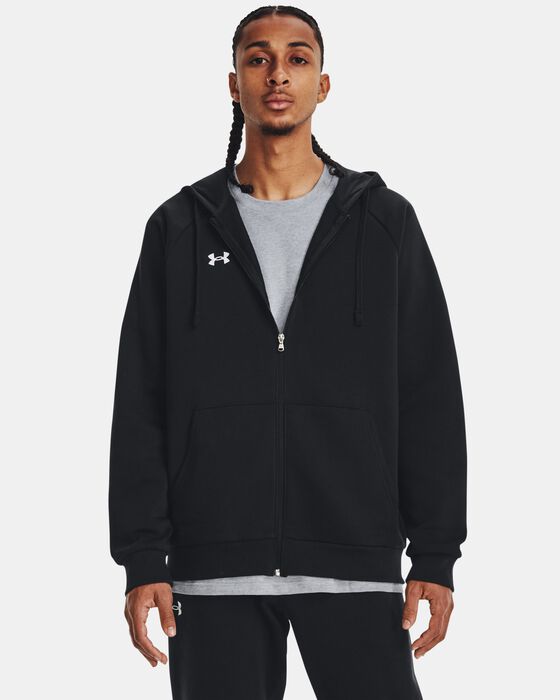 Men's UA Rival Fleece Full-Zip Hoodie image number 0