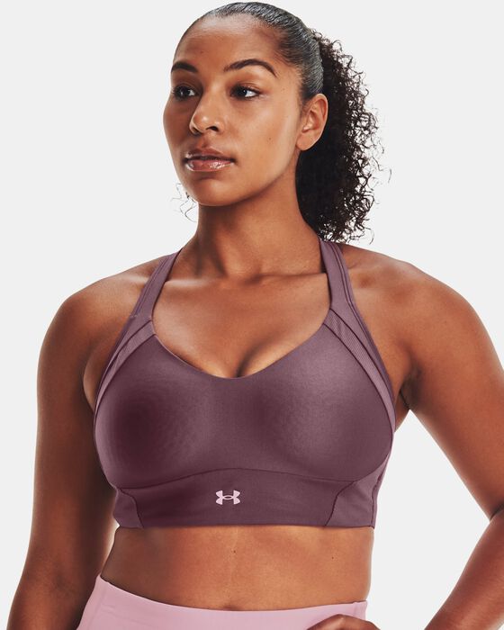 Women's UA Infinity Mid Rib Sports Bra image number 3