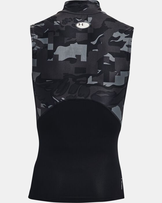 Under Armour Men's UA Iso-Chill Compression Mock Printed Sleeveless Black  in Dubai, UAE