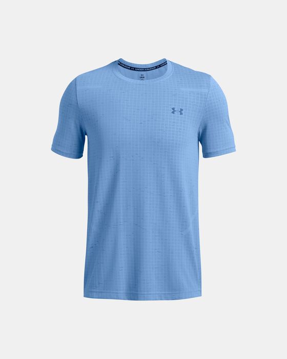 Men's UA Seamless Grid Short Sleeve image number 2