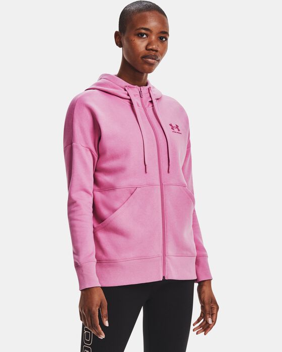 Women's UA Rival Fleece Full Zip Hoodie image number 0