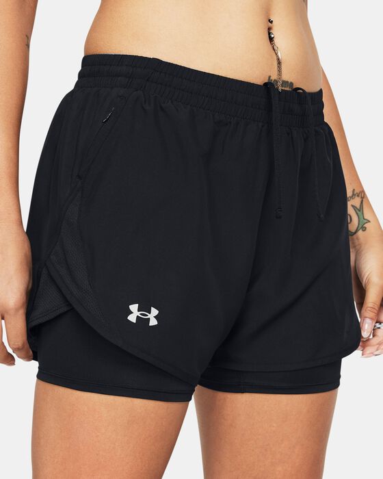 Women's UA Fly-By 2-in-1 Shorts image number 3