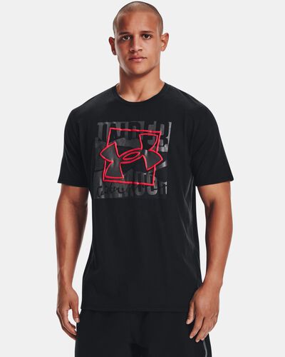 Men's UA Boxed Symbol Outline Short Sleeve