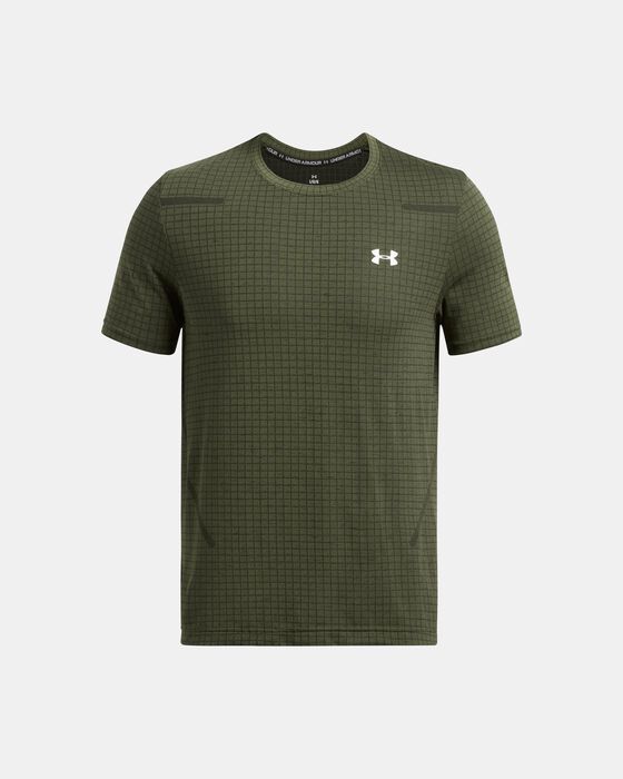 Men's UA Seamless Grid Short Sleeve image number 2