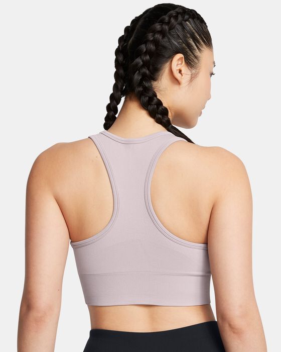 Women's UA Vanish Seamless Mid Sports Bra image number 5