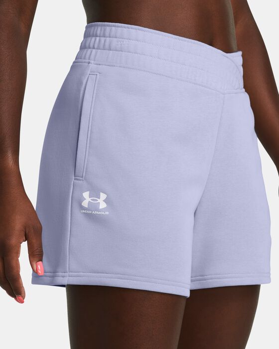 Women's UA Rival Terry Shorts image number 3