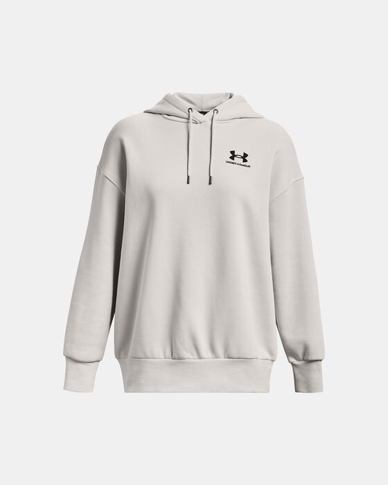 Women's UA Essential Fleece Oversized Hoodie image number 4