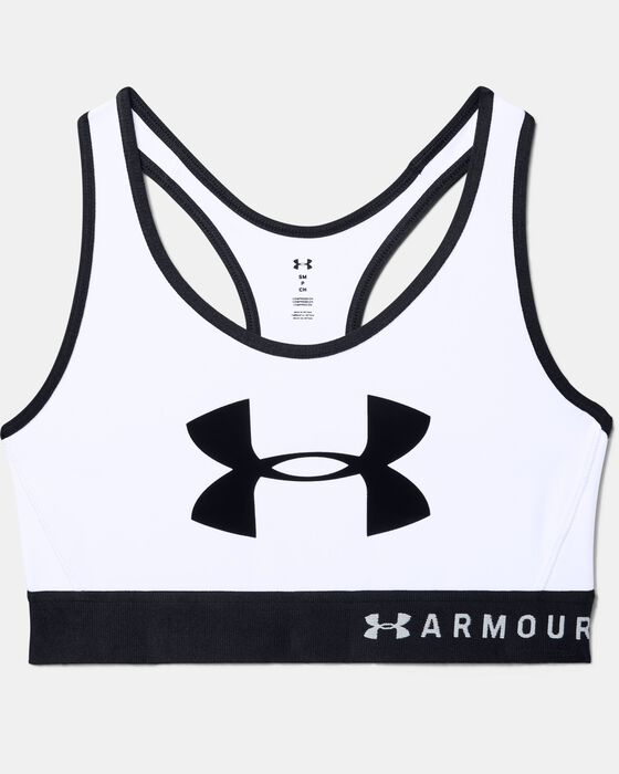 Women's Armour® Mid Keyhole Graphic Sports Bra image number 9