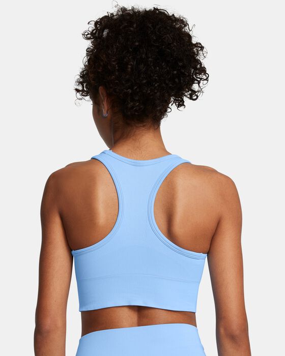 Women's UA Vanish Seamless Mid Sports Bra image number 1