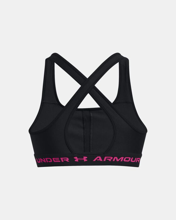 Women's Armour® Mid Crossback Sports Bra image number 1