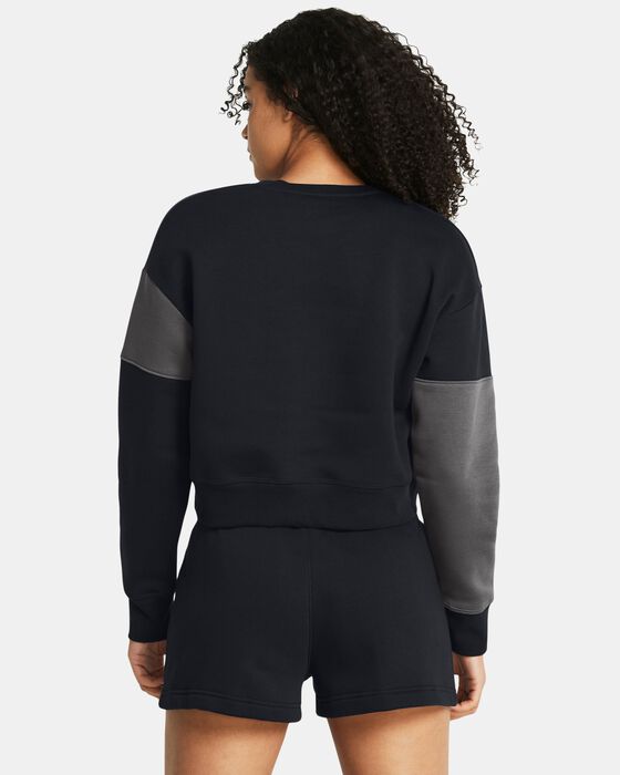 Women's UA Icon Fleece Crop Crew image number 1