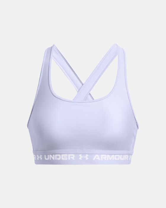 Women's Armour® Mid Crossback Sports Bra image number 3